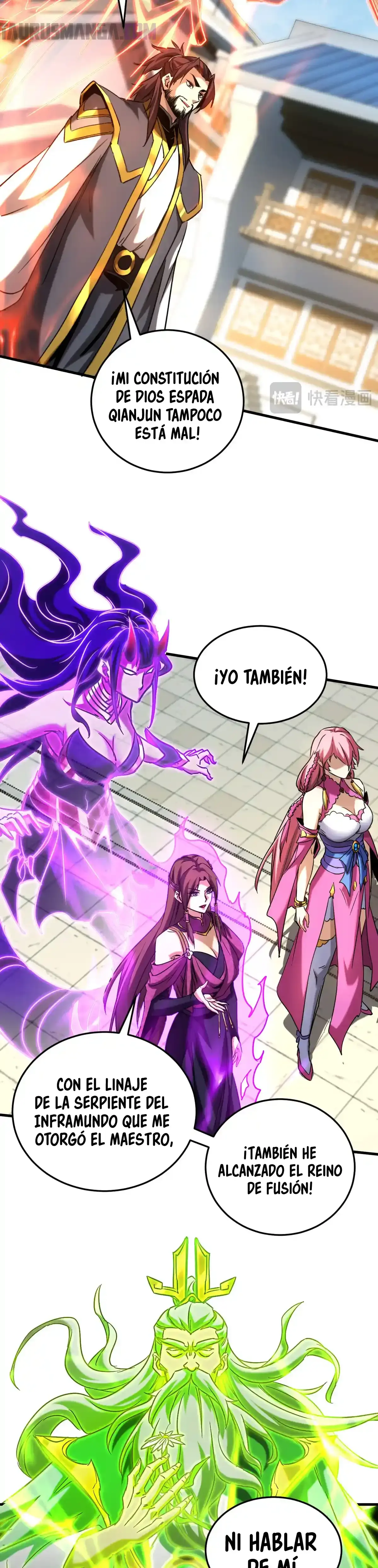 Mientras mis discípulas se matan, yo me relajo! > Capitulo 140 > Page 111